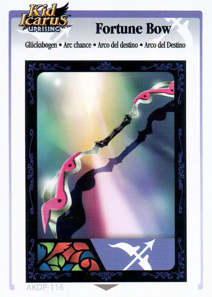 Kid Icarus Uprising AR cards - Fortune Bow