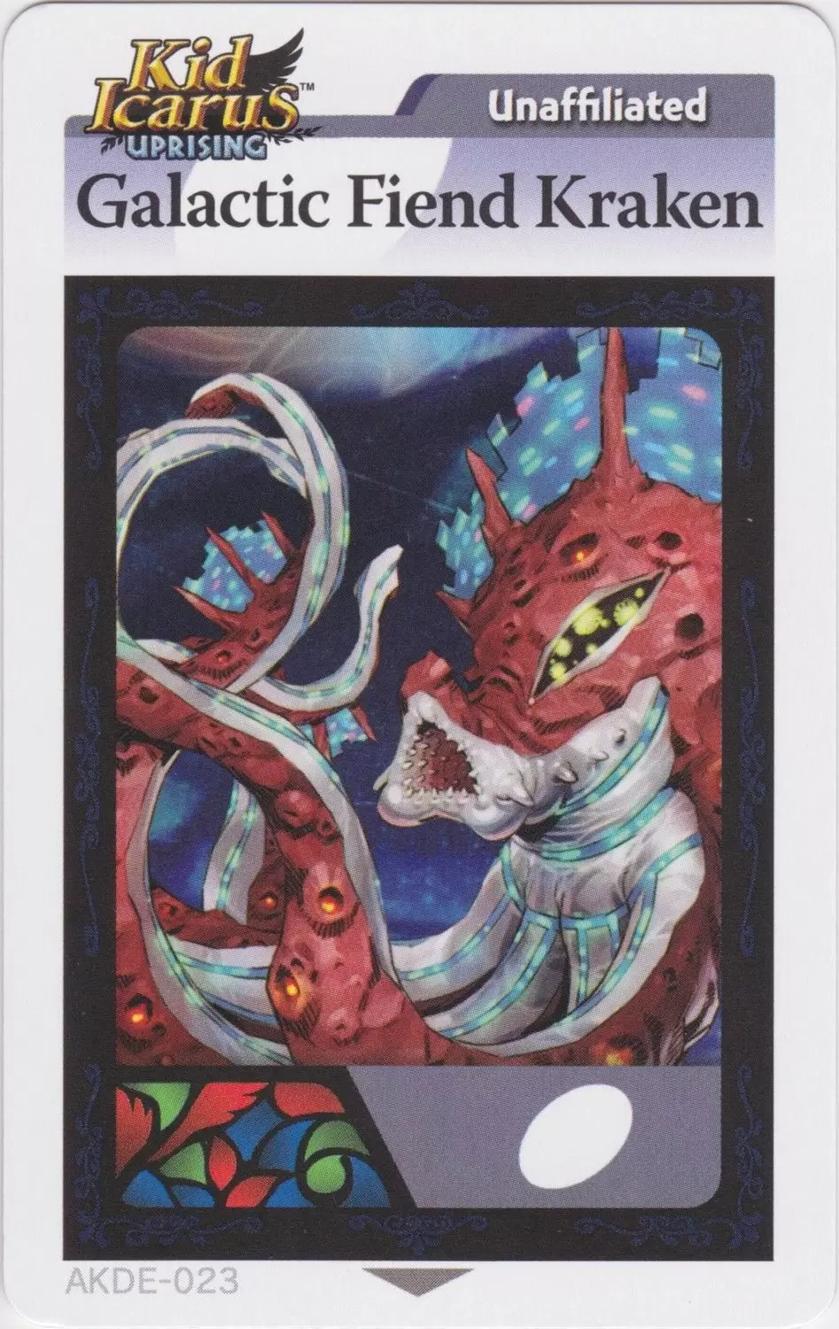 Kid Icarus Uprising AR cards - Galactic Fiend Kraken