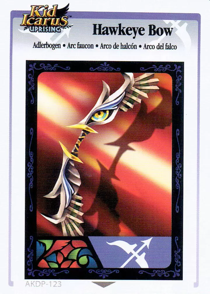 Kid Icarus Uprising AR cards - Hawkeye Bow