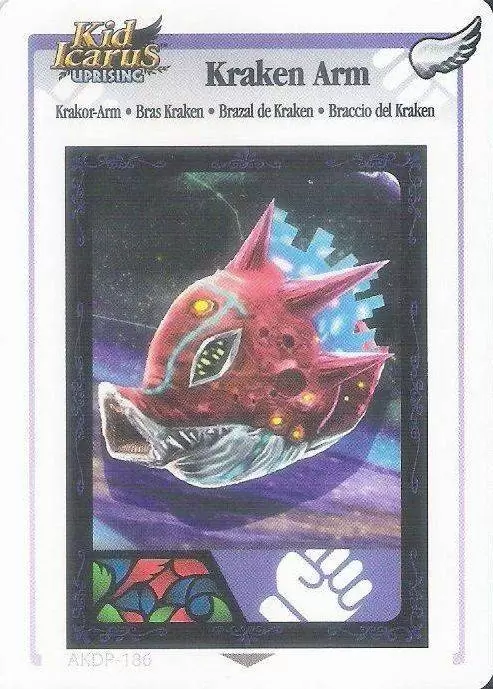 Kid Icarus Uprising AR cards - Kraken Arm