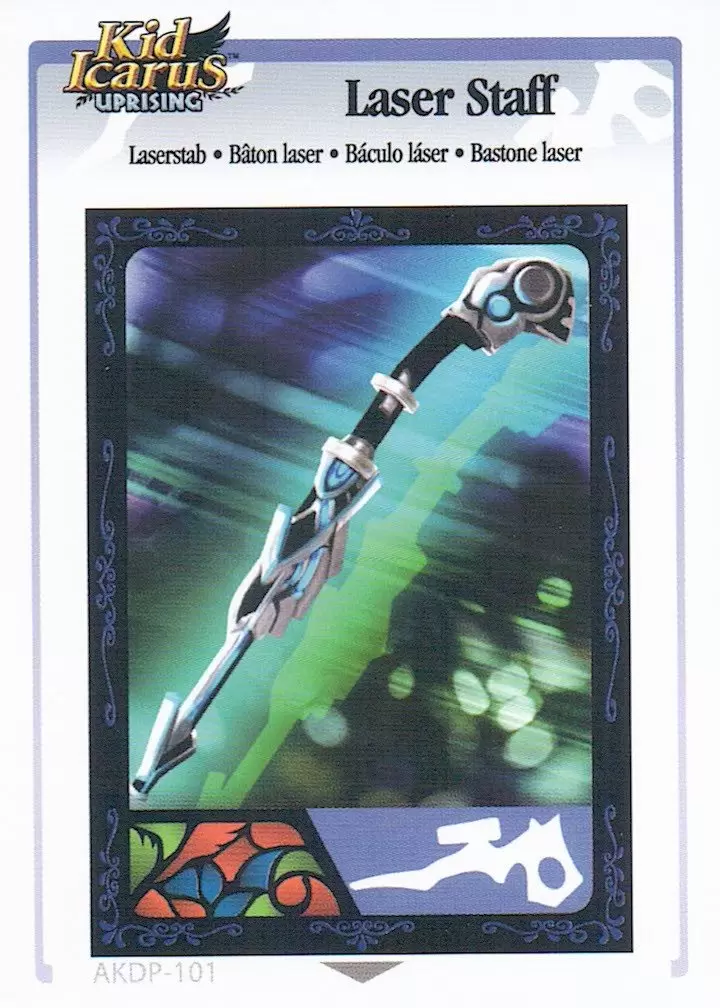 Kid Icarus Uprising AR cards - Laser Staff