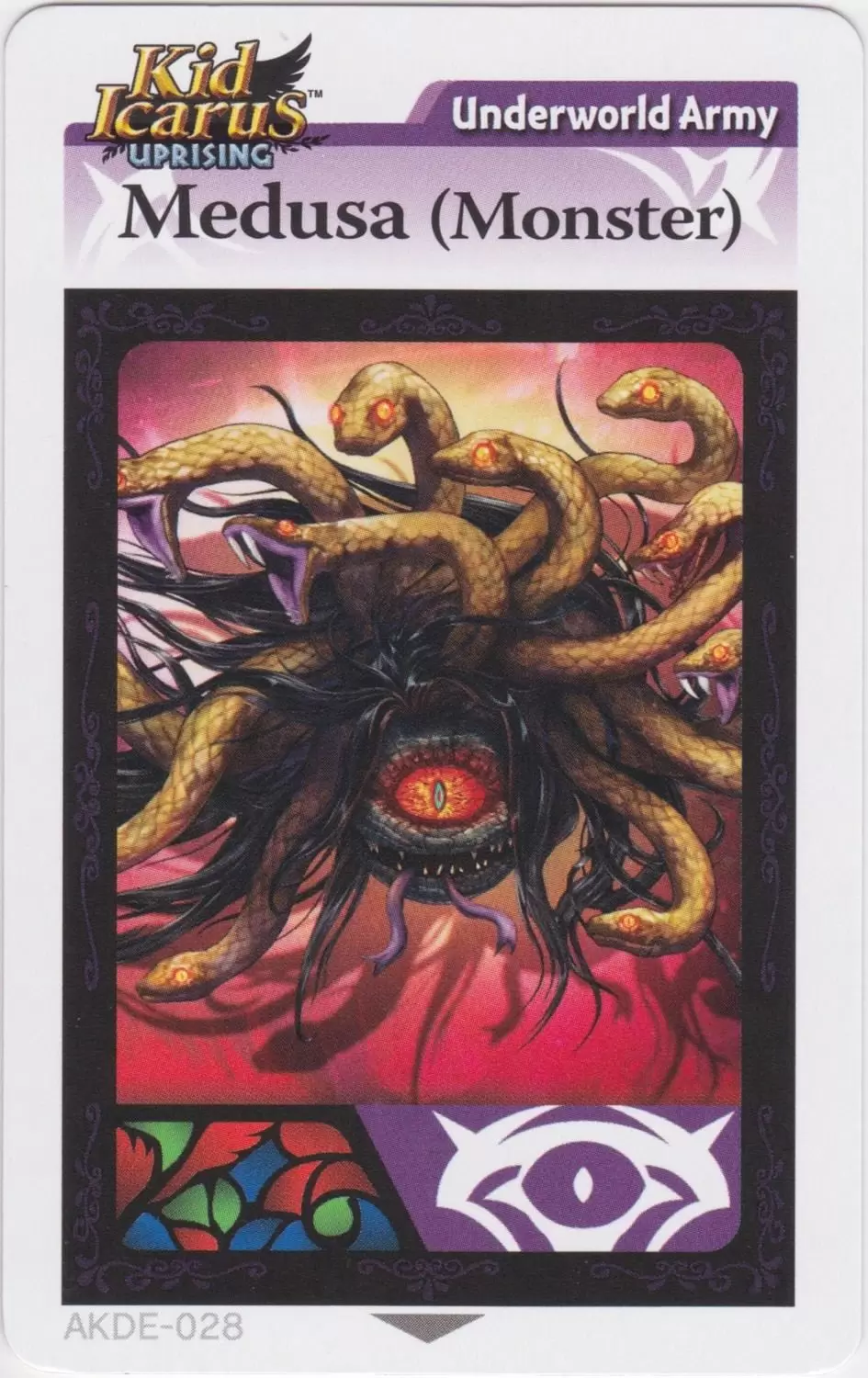 Kid Icarus Uprising AR cards - Medusa (Monster)
