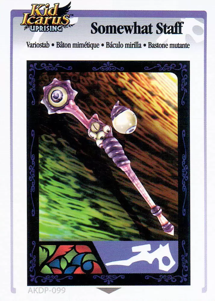 Kid Icarus Uprising AR cards - Somewhat Staff
