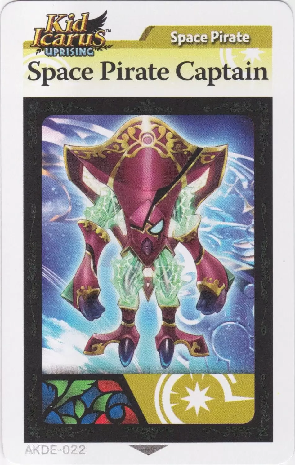 Kid Icarus Uprising AR cards - Space Pirate Captain