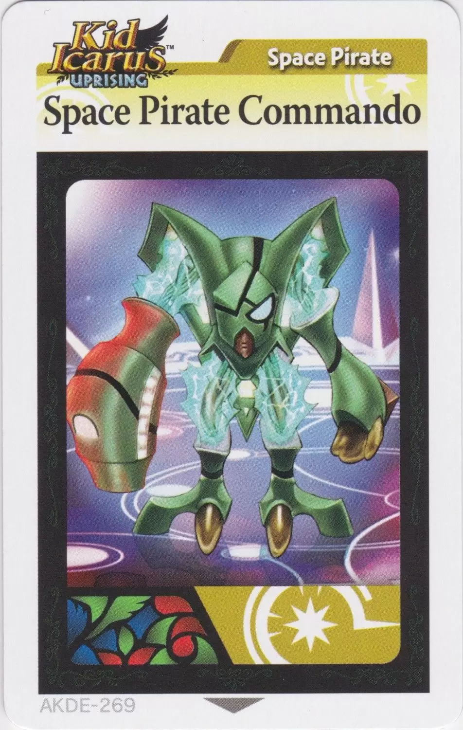 Kid Icarus Uprising AR cards - Space Pirate Commando