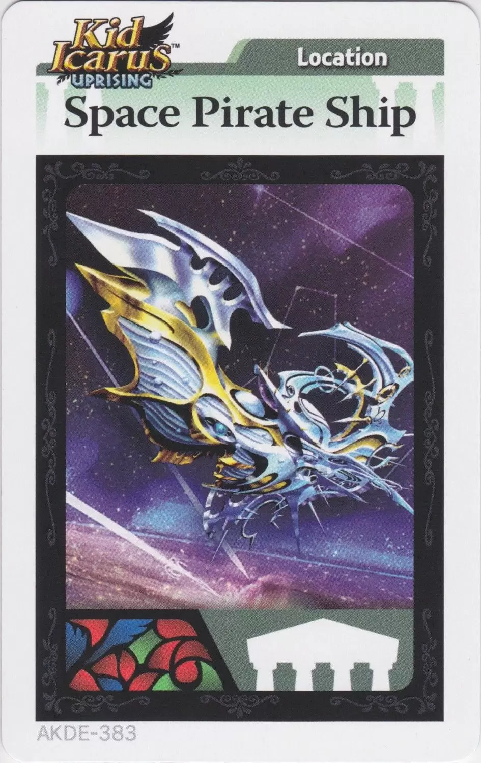 Kid Icarus Uprising AR cards - Space Pirate Ship