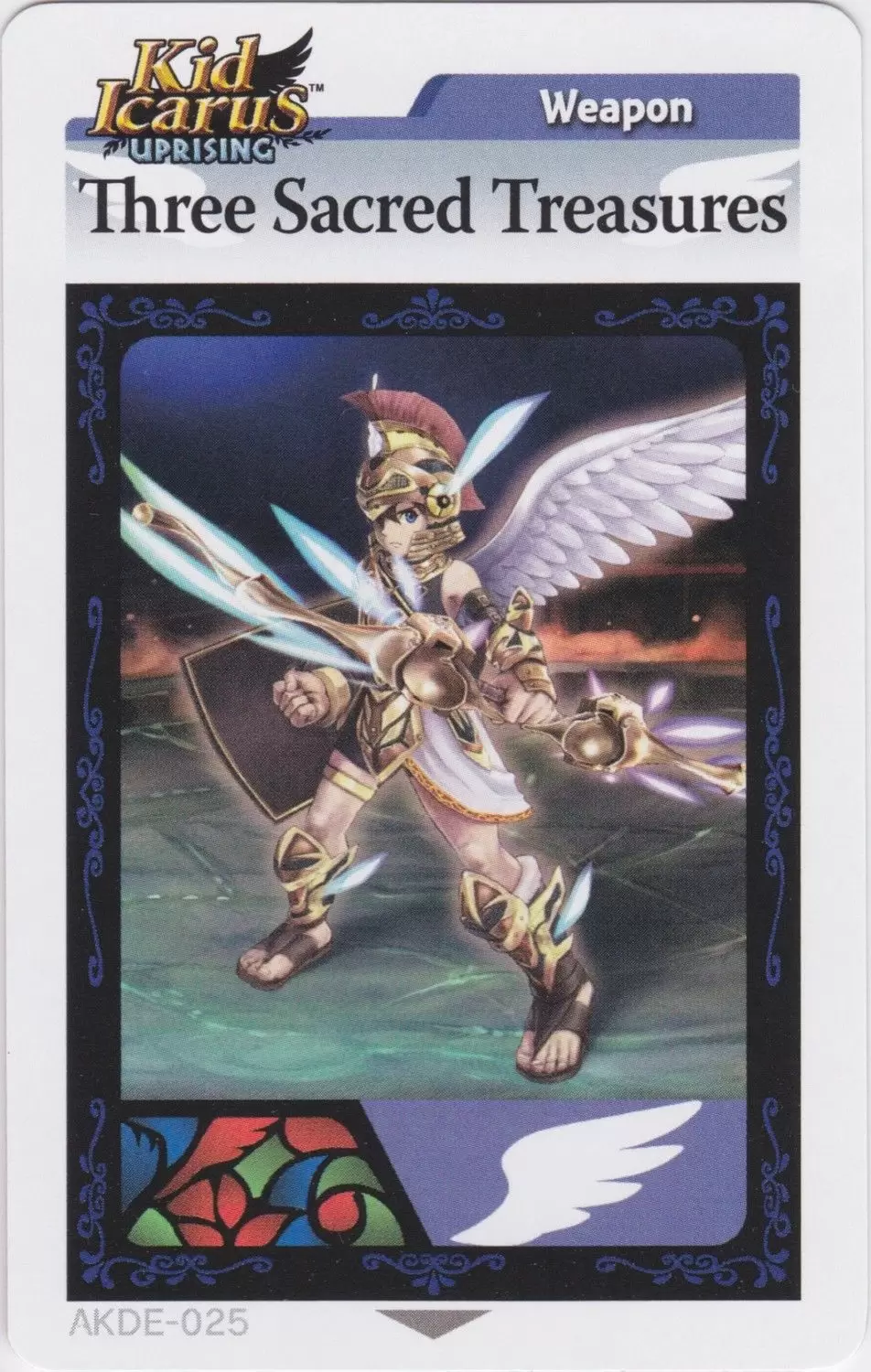 Three Sacred Treasures Kid Icarus Uprising Ar Cards Akde 025