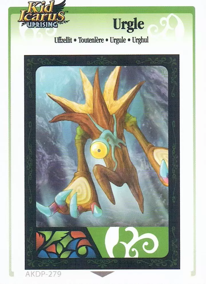 Kid Icarus Uprising AR cards - Urgle