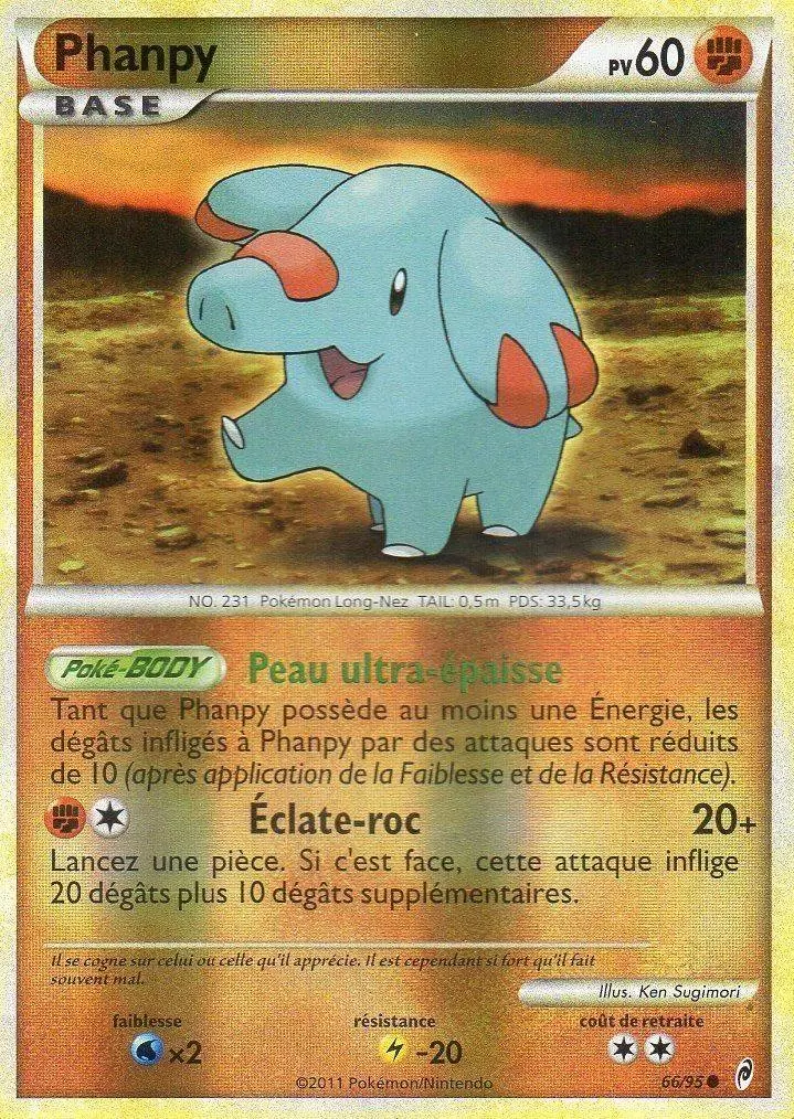 Pokémon L\'appel des Légendes - Phanpy Reverse
