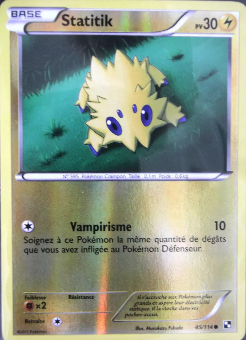 Pokémon Série Noir et Blanc - Statitik Reverse