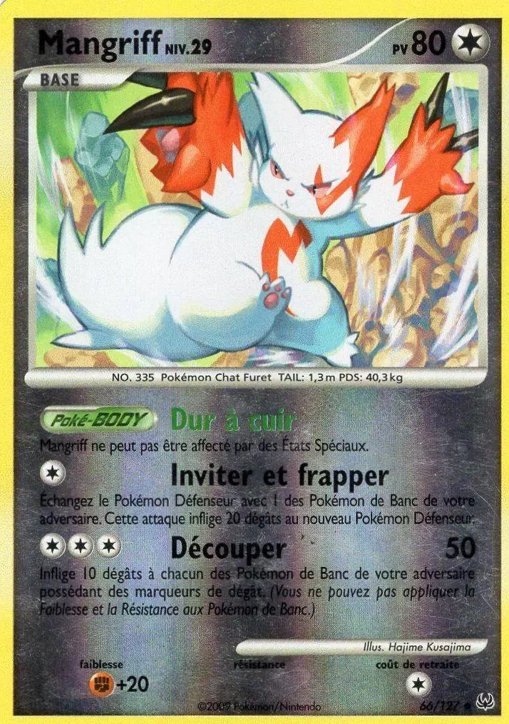 Pokémon Série Platine - Mangriff Reverse