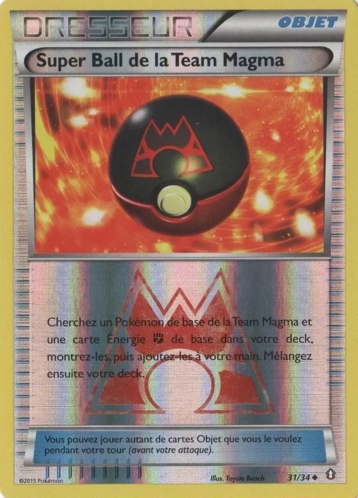 Pokémon XY Double Danger - Super Ball de la Team Magma Reverse