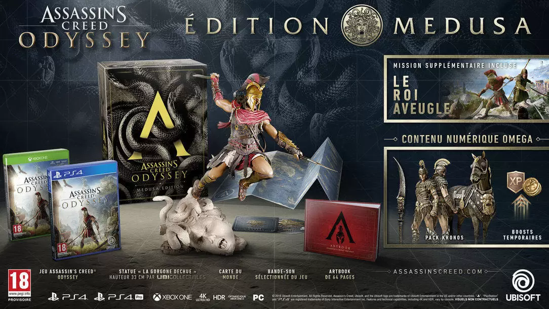 UBI Collectibles - Assassin\'s Creed Odyssey : Medesa Edition La chute de la Gorgone