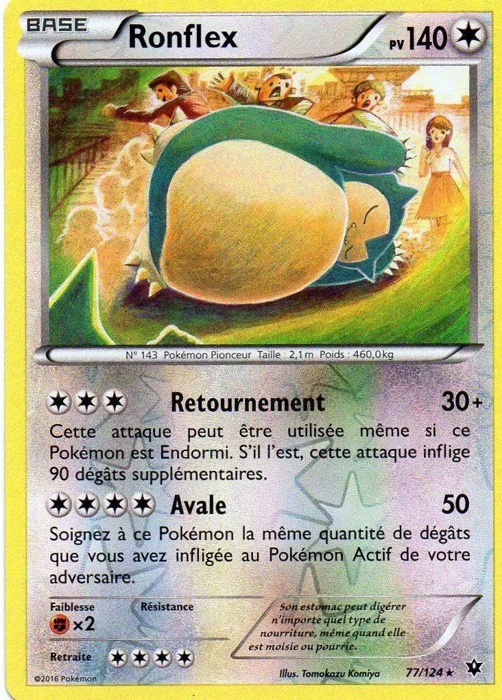Pokémon XY Impact des destins - Ronflex Reverse