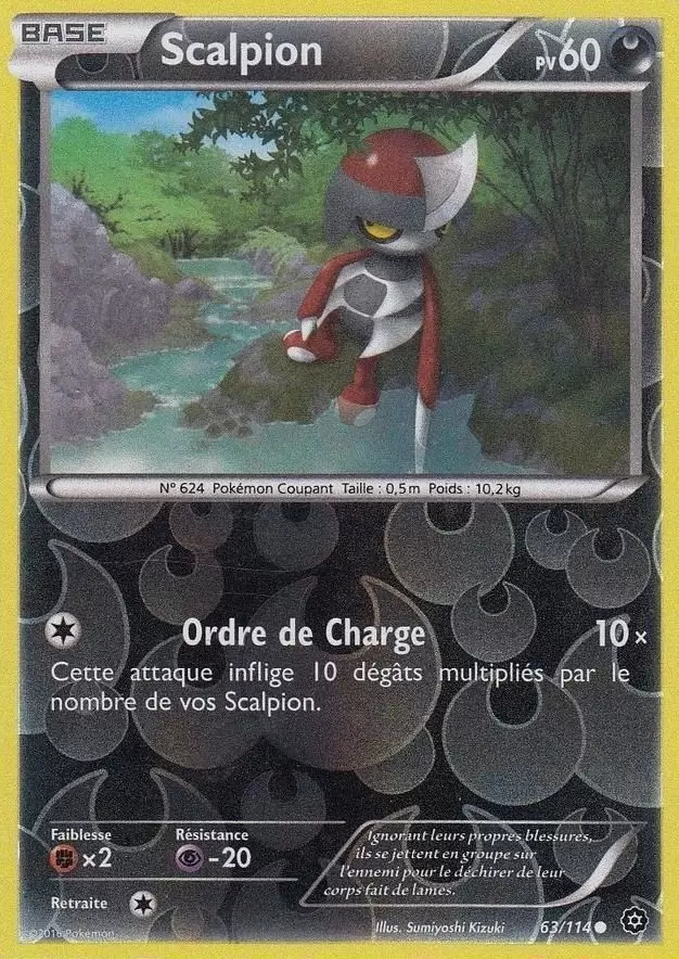 Pokémon XY Offensive Vapeur - Scalpion Reverse