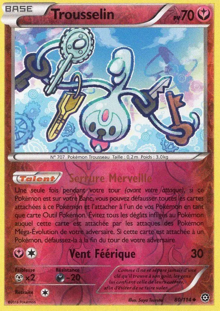 Pokémon XY Offensive Vapeur - Trousselin Reverse