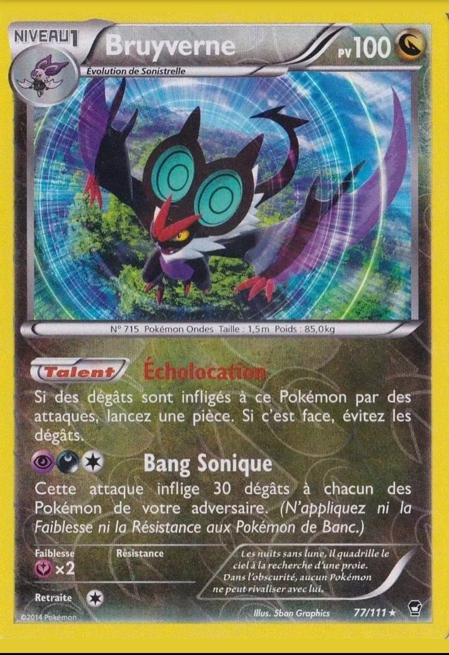 Pokémon XY Poings furieux - Bruyverne Reverse