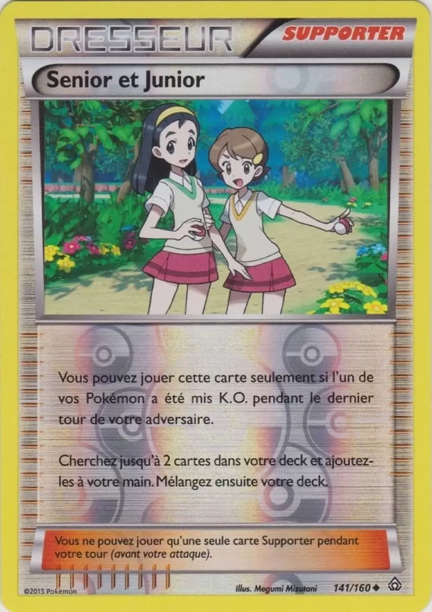 Pokémon XY Primo Choc - Senior et Junior Reverse