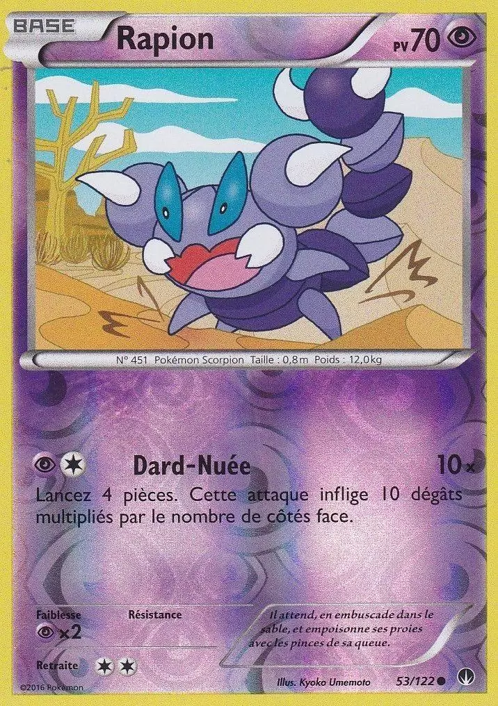 Pokémon XY Rupture Turbo - Rapion Reverse