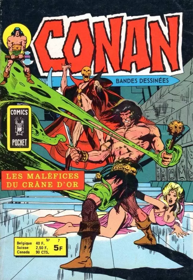 Conan (Comics Pocket) - Les maléfices du crâne d\'or