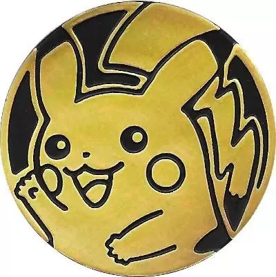 Jetons Pokemon - Pikachu Gold