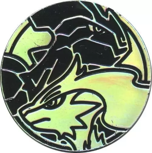 Jetons Pokemon - Zekrom, Reshiram Silver