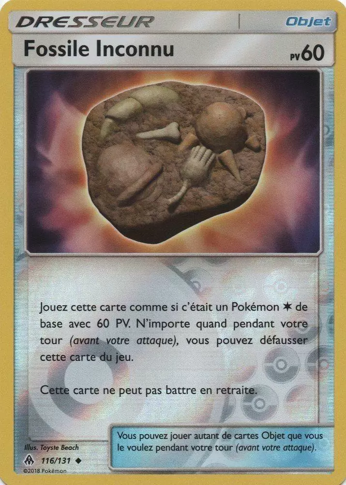 Lumière Interdite - Fossile Inconnu Reverse