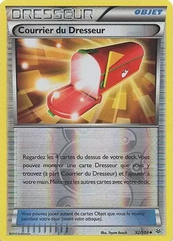 Pokémon XY Ciel rugissant - Courrier du Dresseur Reverse