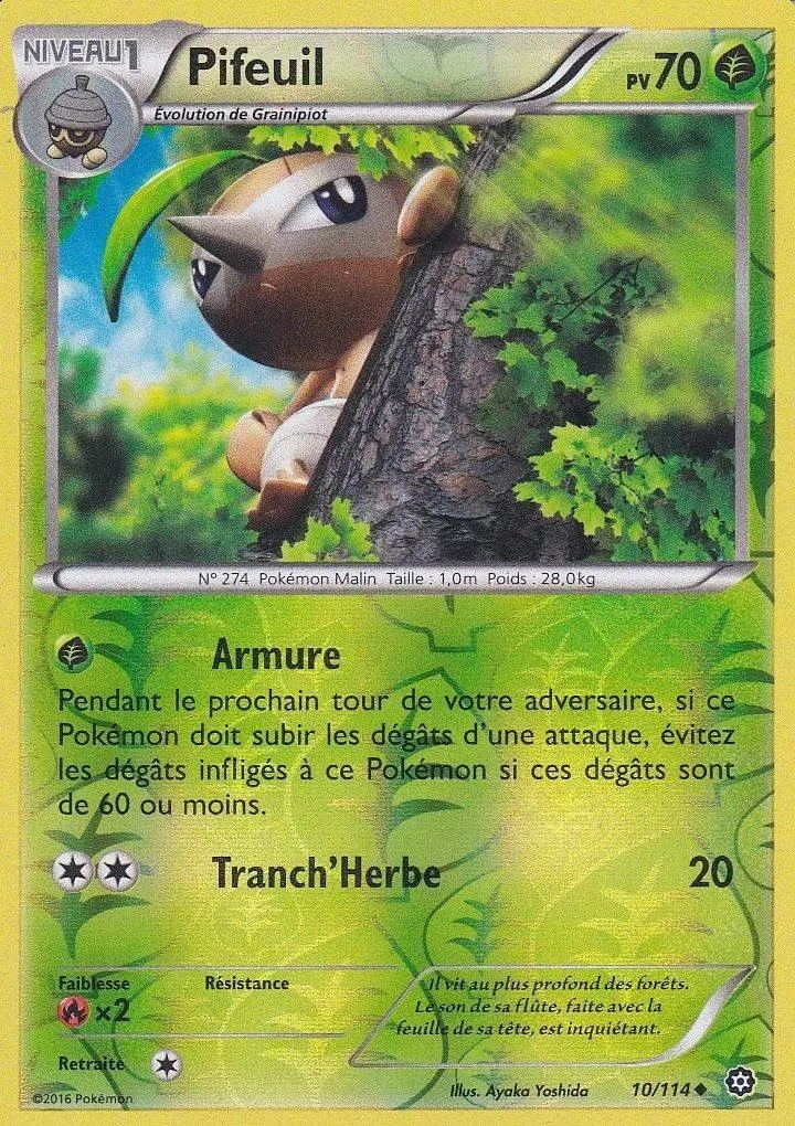 Pokémon XY Offensive Vapeur - Pifeuil Reverse