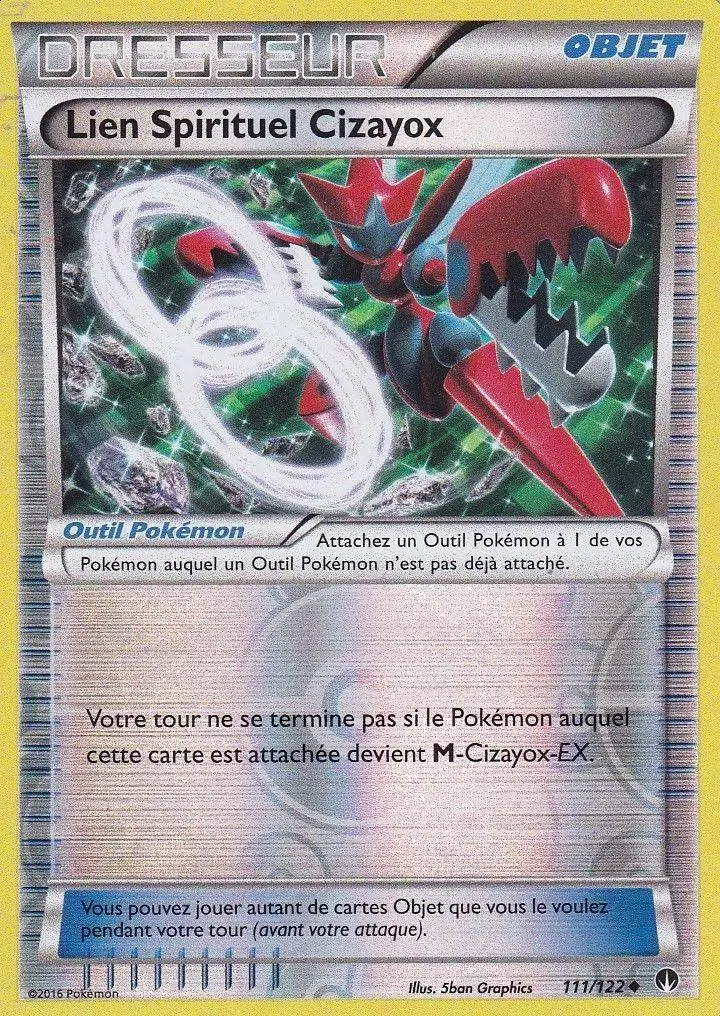 Pokémon XY Rupture Turbo - Lien Spirituel Cizayox Reverse