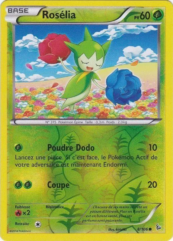 Pokémon XY Etincelles - Rosélia Reverse