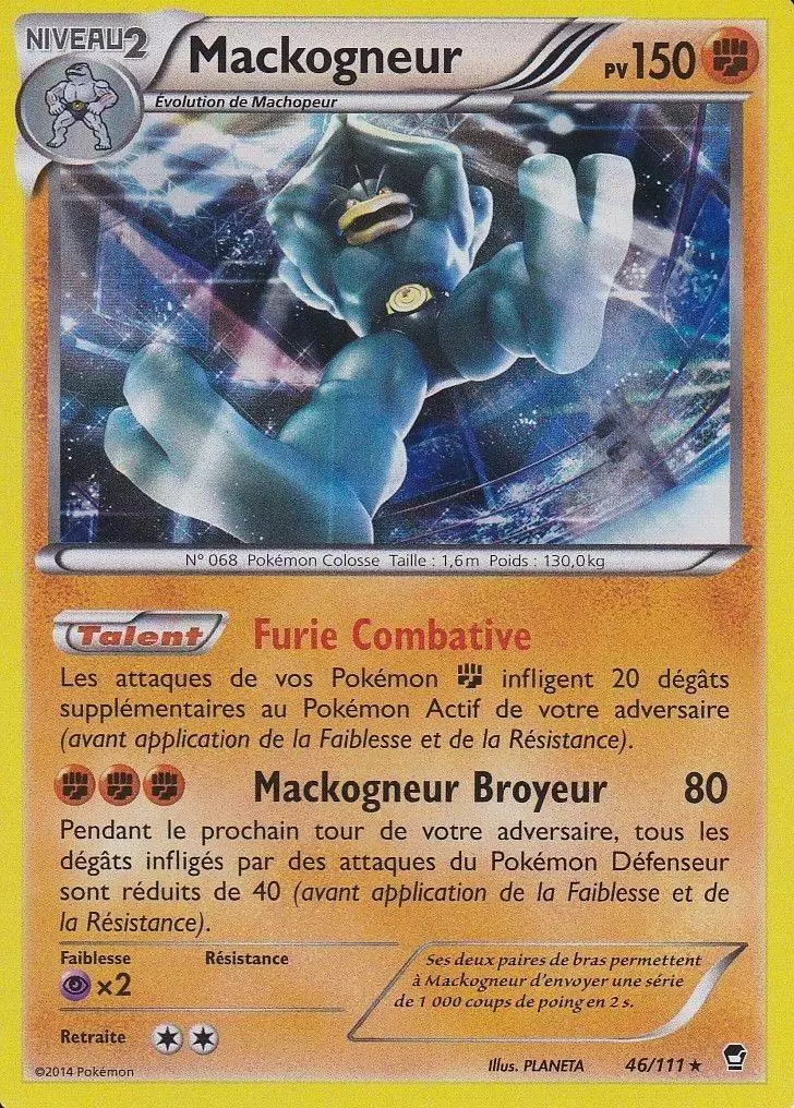 Pokémon XY Poings furieux - Mackogneur Holographique