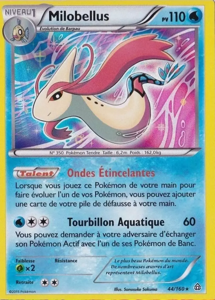 Pokémon XY Primo Choc - Milobellus Holographique