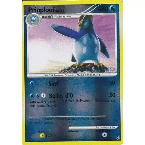 Pokémon Série Platine - Prinplouf Reverse