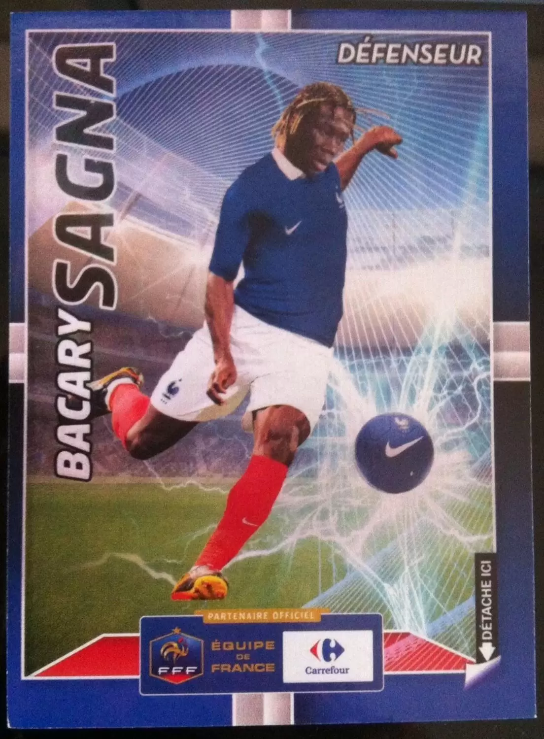 3D Bleus Collector (Carrefour) - Bacary Sagna