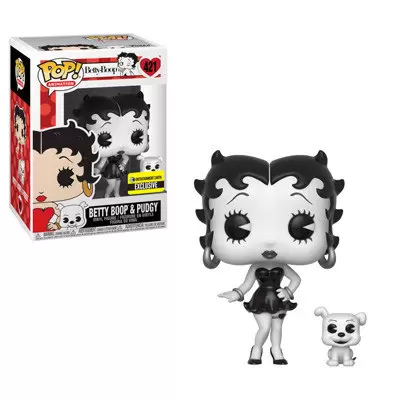 POP! Animation - Betty Boop - Betty Boop & Pudgy Black and White
