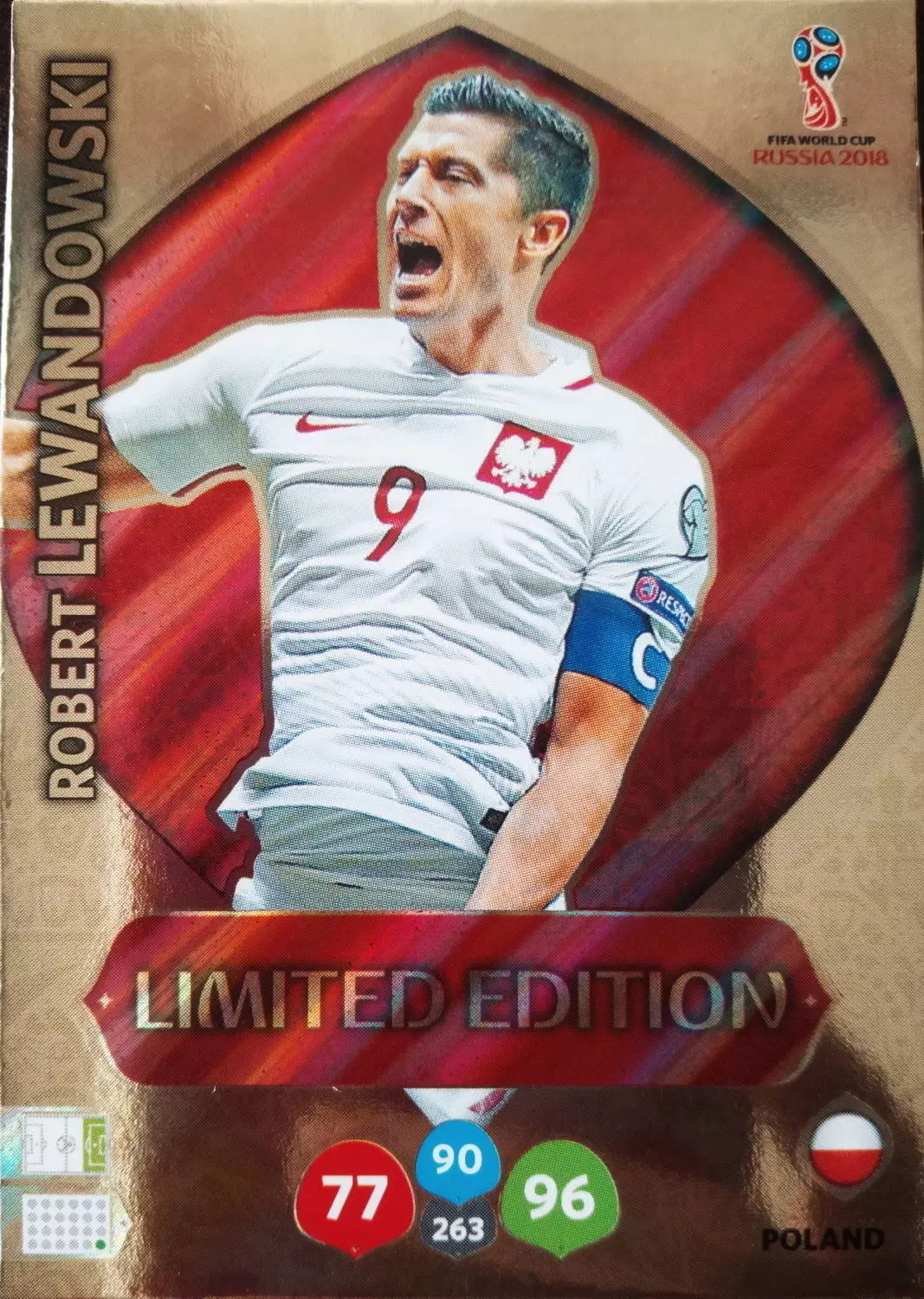 Russia 2018 : FIFA World Cup Adrenalyn XL - Robert Lewandowski - Poland