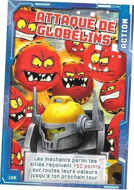 Cartes LEGO Nexo Knights - Attaque de Globelins  Action