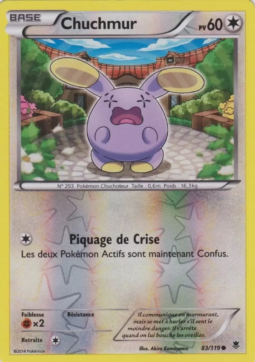 Pokémon XY Vigueur Spectrale - Chuchmur Reverse