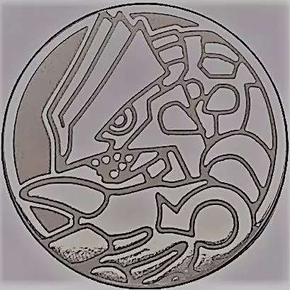 Jetons Pokemon - Groudon Argent