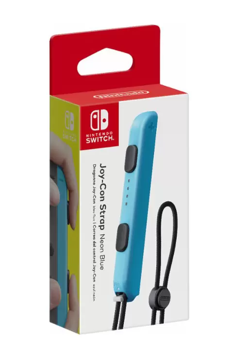 Matériel Nintendo Switch - Dragonne Joy-con bleu néon