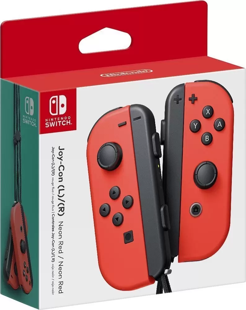 Matériel Nintendo Switch - Paire Joy-con rouge néon