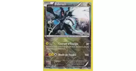Zekrom REVERSE 64/108 Carte pokemon Rare XY Ciel Rugissant neuve fr