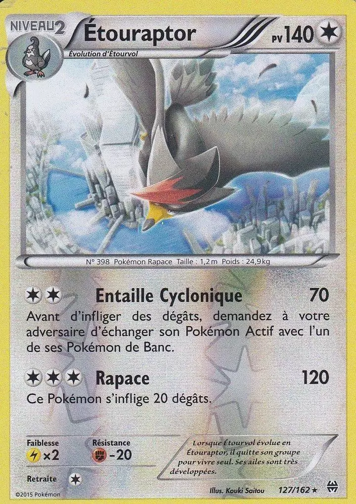 Pokémon XY Impulsion Turbo - Étouraptor Reverse