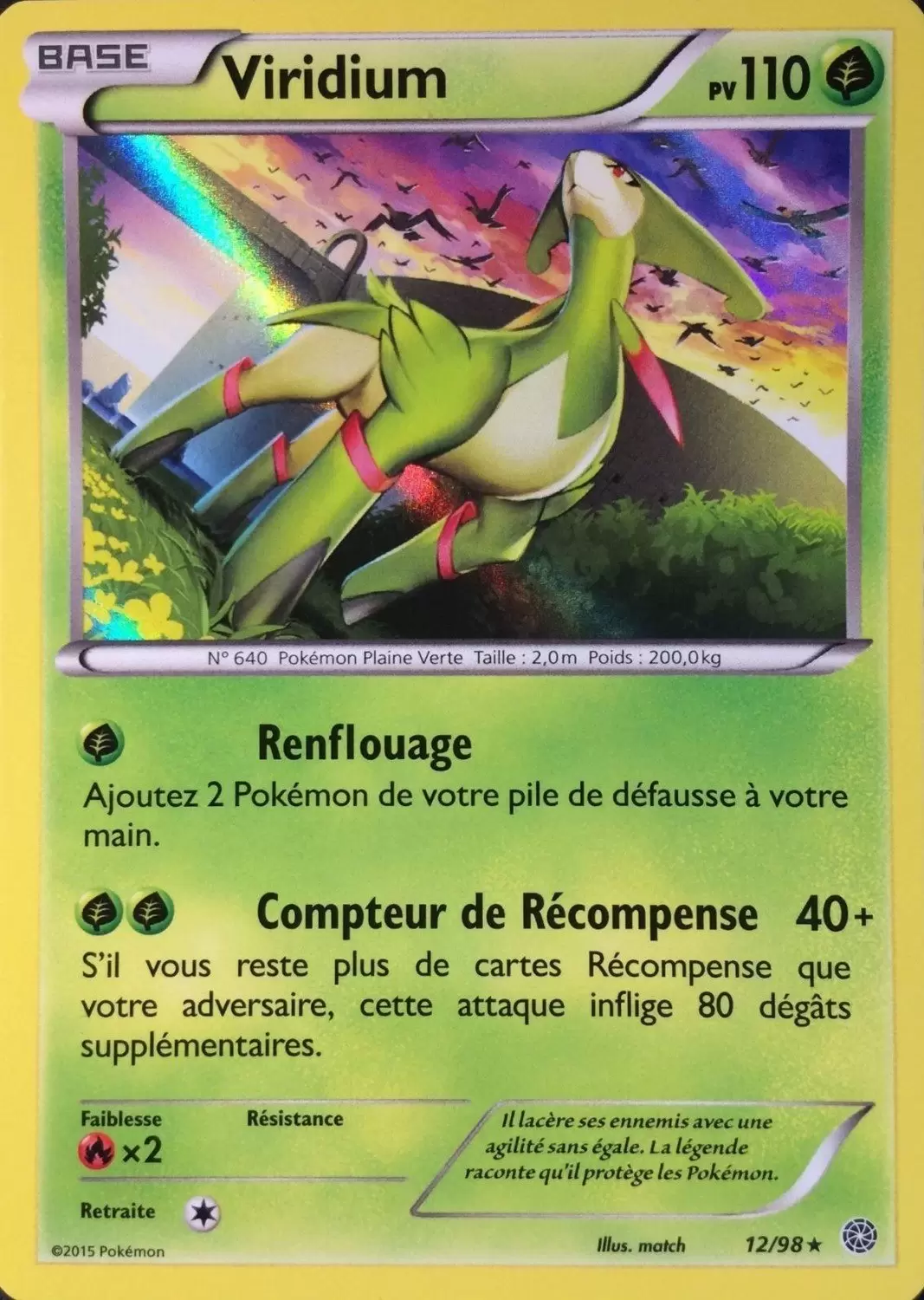 Pokémon XY Origines antiques - Viridium Holographique