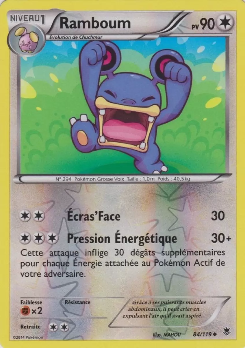 Pokémon XY Vigueur Spectrale - Ramboum Reverse