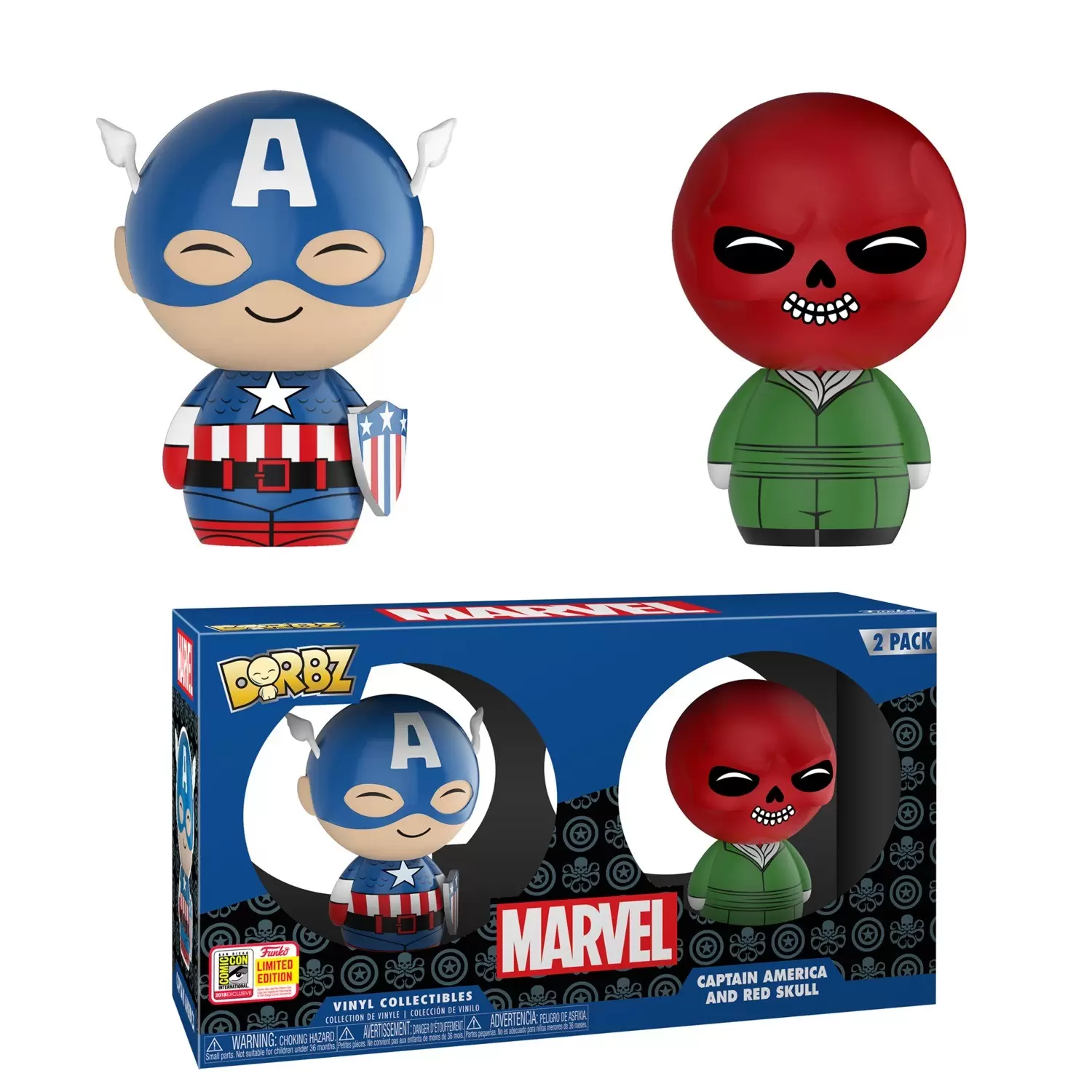 Dorbz - Marvel - Captain America and Red Skull 2 Pack