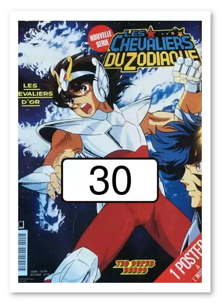 Les Chevaliers du Zodiaque (SFC - France) - Sticker n°30