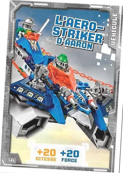 Cartes LEGO Nexo Knights - L\' AERO - STRIKER D \'AARON (Véhicule)