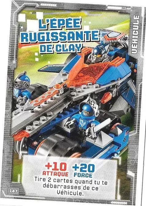 Cartes LEGO Nexo Knights - L \' EPEE RUGISSANTE DE CLAY (Véhicule)